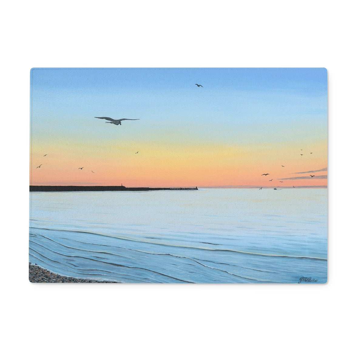 'Freedom' design - Glass Chopping Board