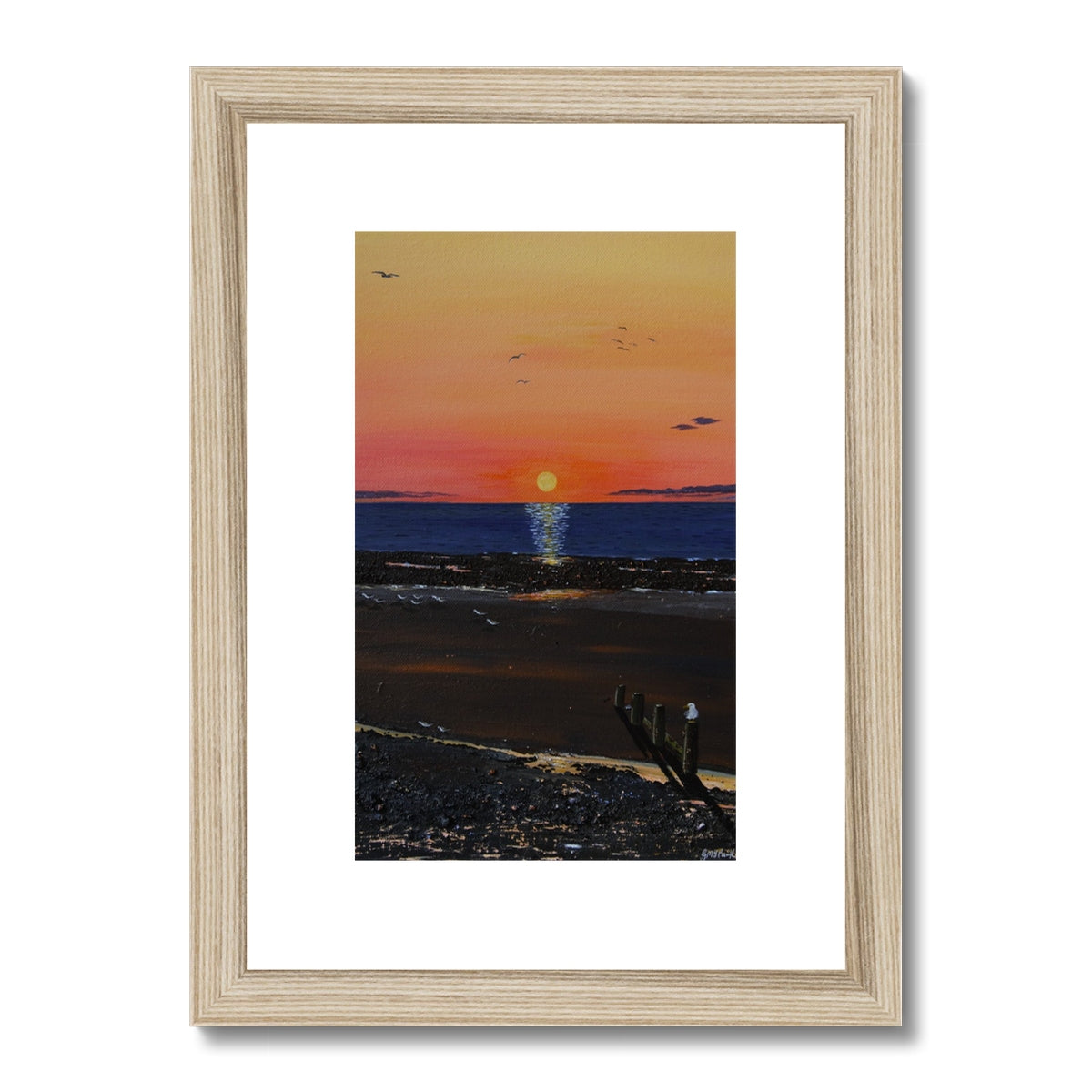 7. As the Sun Goes Down - Framed & Mounted Print