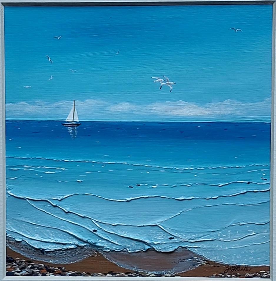 A Blissful Day - Mini Blue Sea Collection No. 1 SOLD
