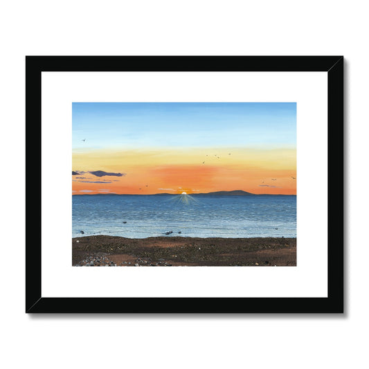 2. Sunset Over Criffel - Framed & Mounted Print