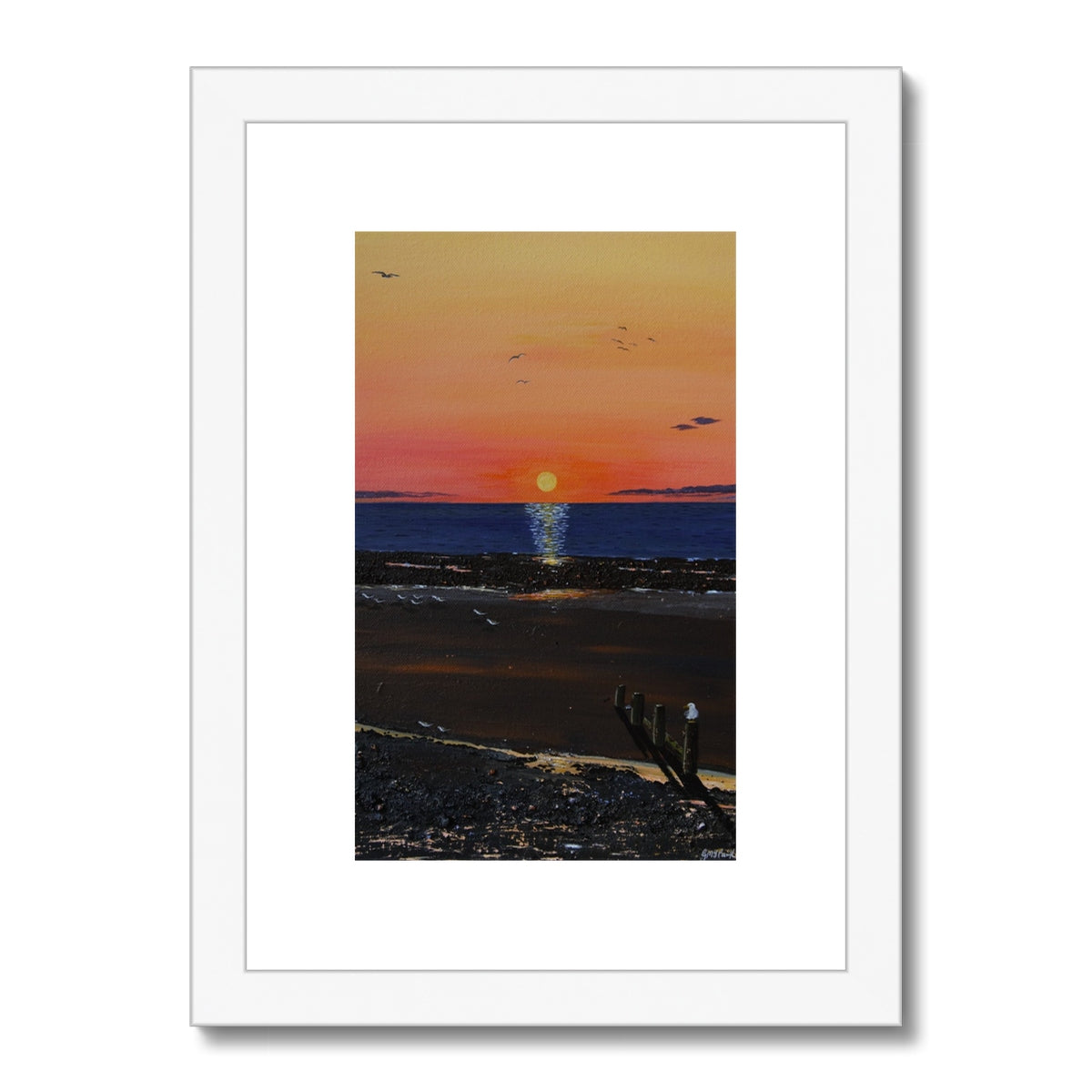 7. As the Sun Goes Down - Framed & Mounted Print