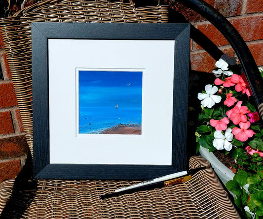 Serenity - Mini Blue Sea Collection No. 3 (Black Frame) SOLD