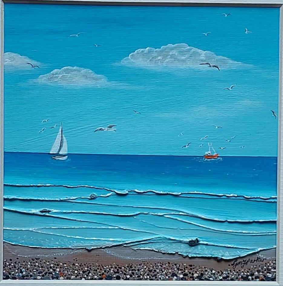 The Solway - Mini Blue Sea Collection No. 5 (Black Frame) SOLD