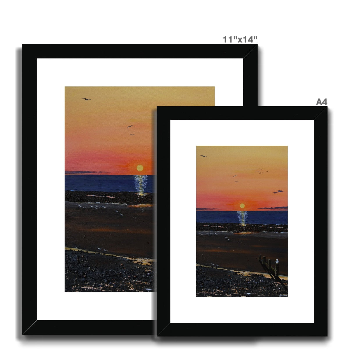 7. As the Sun Goes Down - Framed & Mounted Print