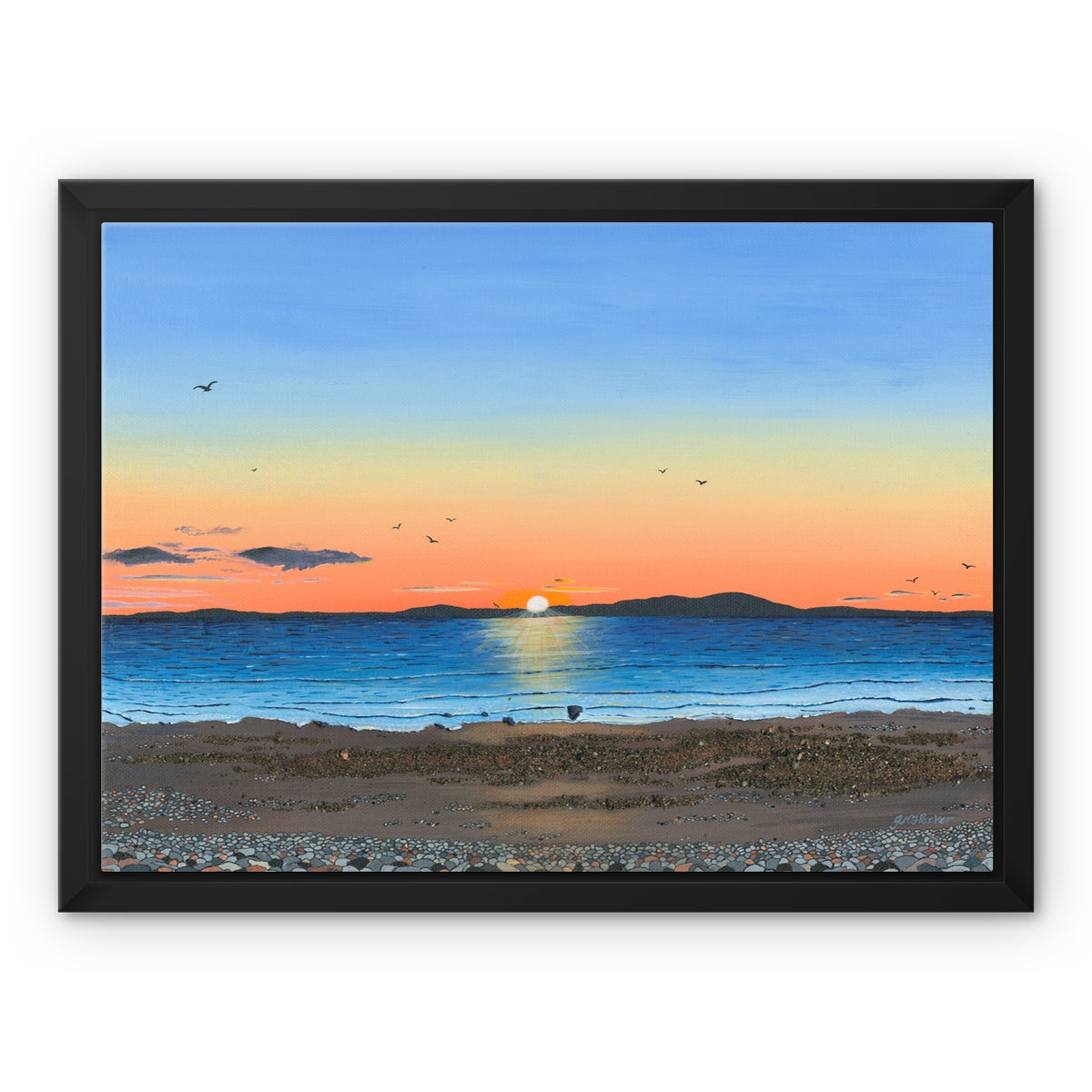 4. Solway Serenade - Framed Canvas Print