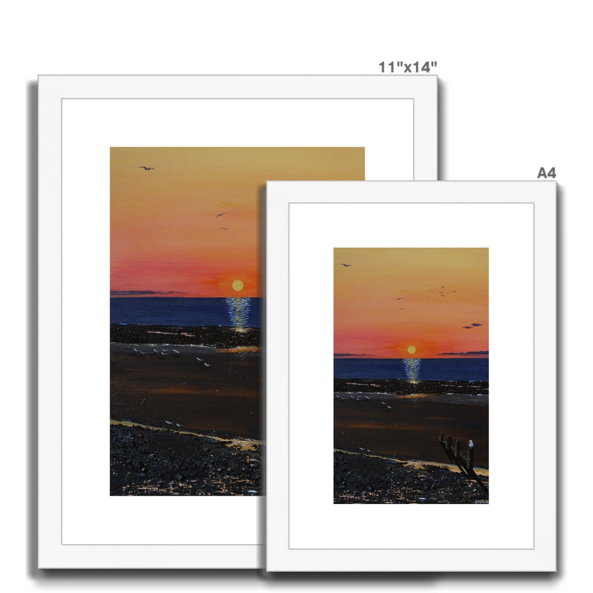 7. As the Sun Goes Down - Framed & Mounted Print