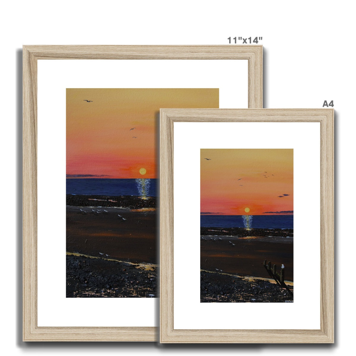 7. As the Sun Goes Down - Framed & Mounted Print